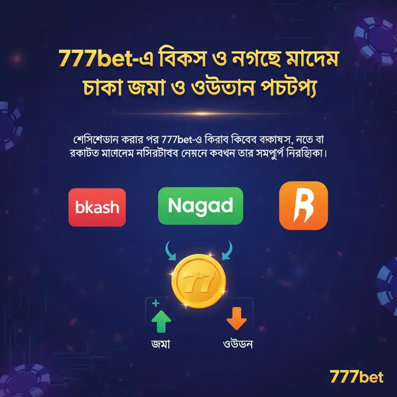 777bet বিকাশ ও নগদ লেনদেন পদ্ধতি